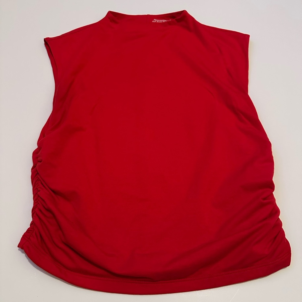 Abercrombie & Fitch Red Paloma Top Size Medium